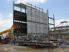 卓然（靖江）设备制造有限公司 卓然（靖江）设备制造- 泰国MOC项目炉墙板组装现场